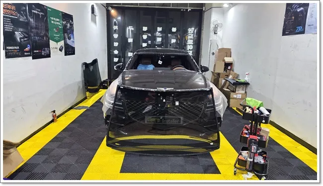 Genesis G80 PPF施工事例｜費用目安と仕上がり 施工写真 1-3