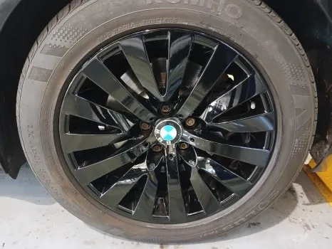 BMW 7 Series wheel repair - BMW 7 Series Wheel Repair & Refinishing Review — Glossy Black photo 6