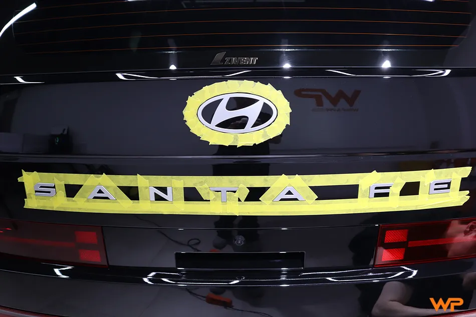 Hyundai Santa Fe MX5のカーラッピング事例 施工写真 1-3