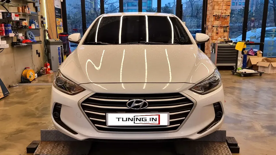 Hyundai Elantra AD seat ventilation installation result