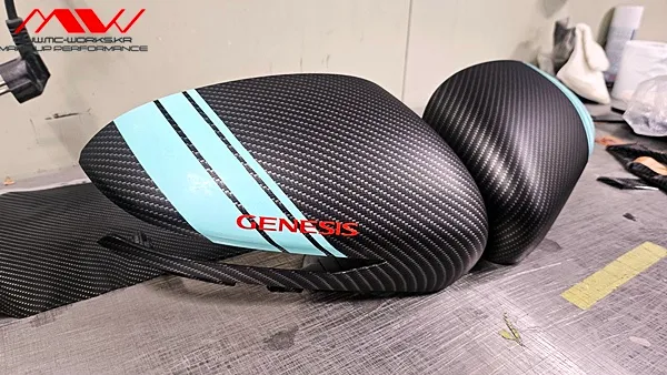 Genesis G70 ambient lighting installation result