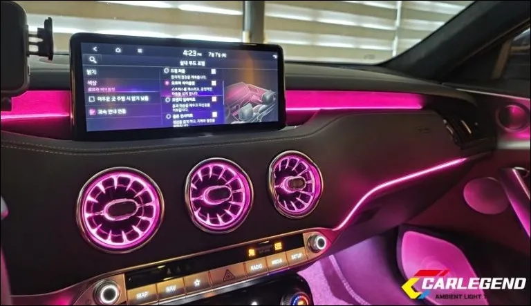 Kia Stinger ambient lighting - Kia Stinger Ambient Lighting Review: Cost & Results photo 6