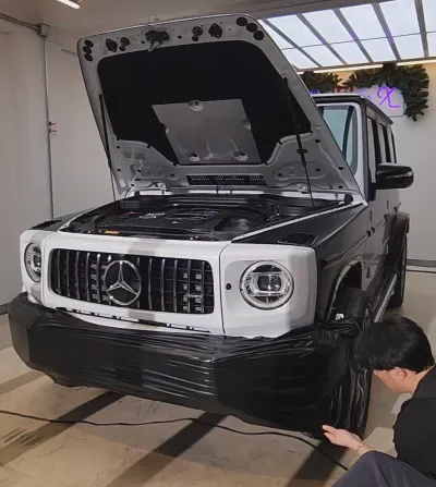 Mercedes-Benz G63 AMGのカーラッピング事例|費用目安・仕上がり 施工写真 3-2