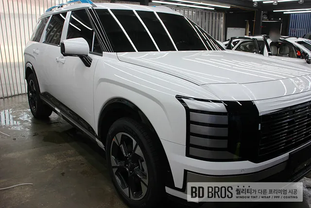 Hyundai Palisadeのカーフィルム施工事例｜費用目安・仕上がり 写真