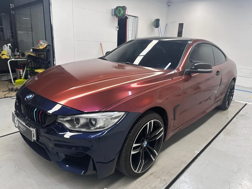 BMW 4 Series vinyl wrap - BMW 4 Series Vinyl Wrap Review: Gloss Black Transformation photo 3