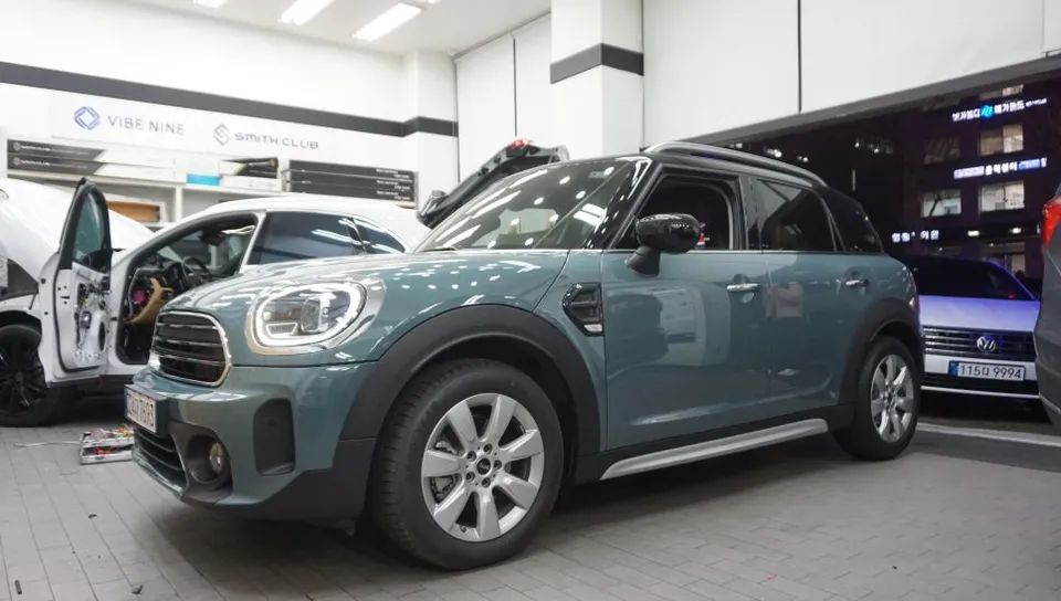 MINI Countryman oem options - MINI Countryman Front Parking Sensors Installation Review photo 7