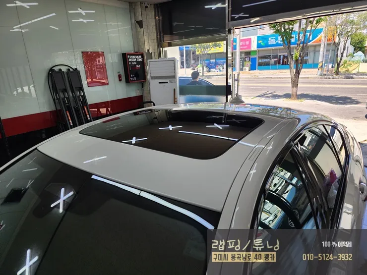 BMW 5 Series G30 ルーフスキン施工事例|費用目安・仕上がり 施工写真 2-1