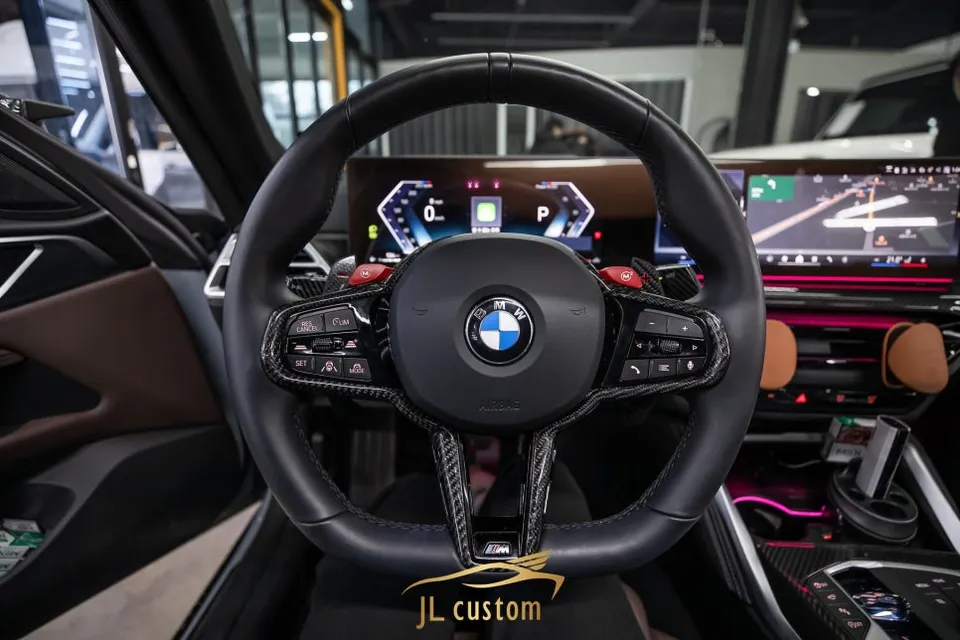 BMW 420i G42 steering wheel - BMW 420i G42 Custom Steering Wheel Upgrade Review photo 3