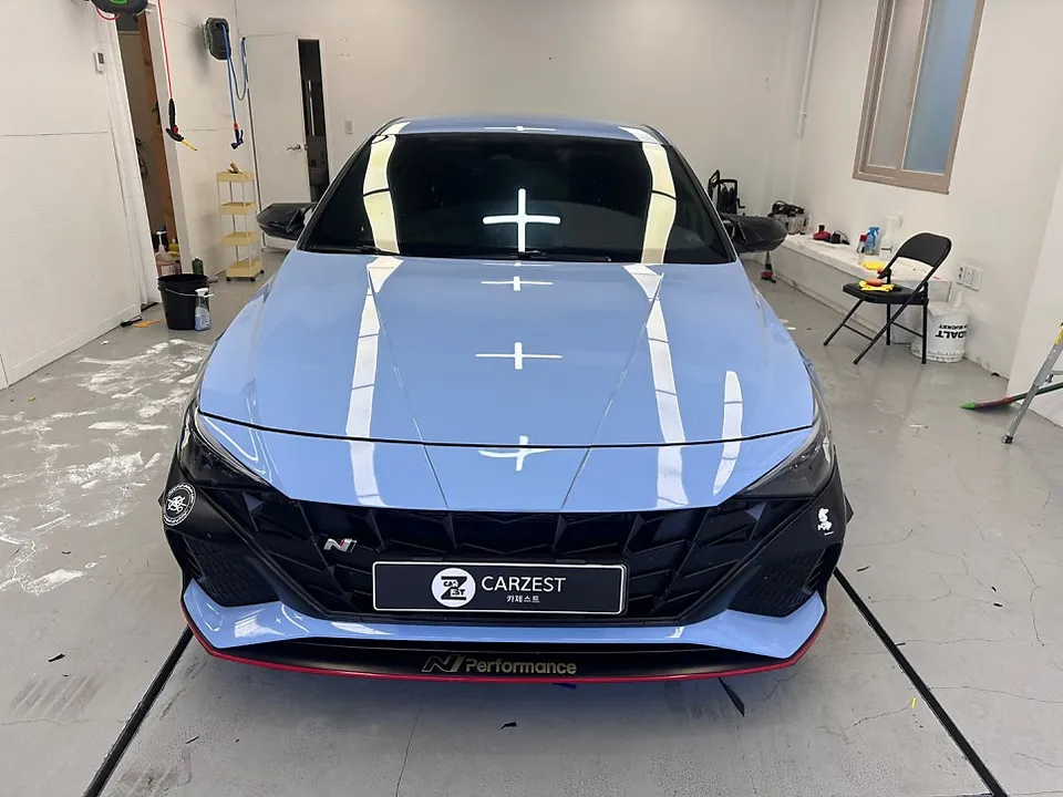 Hyundai Elantra Nのカーラッピング事例 施工写真 3