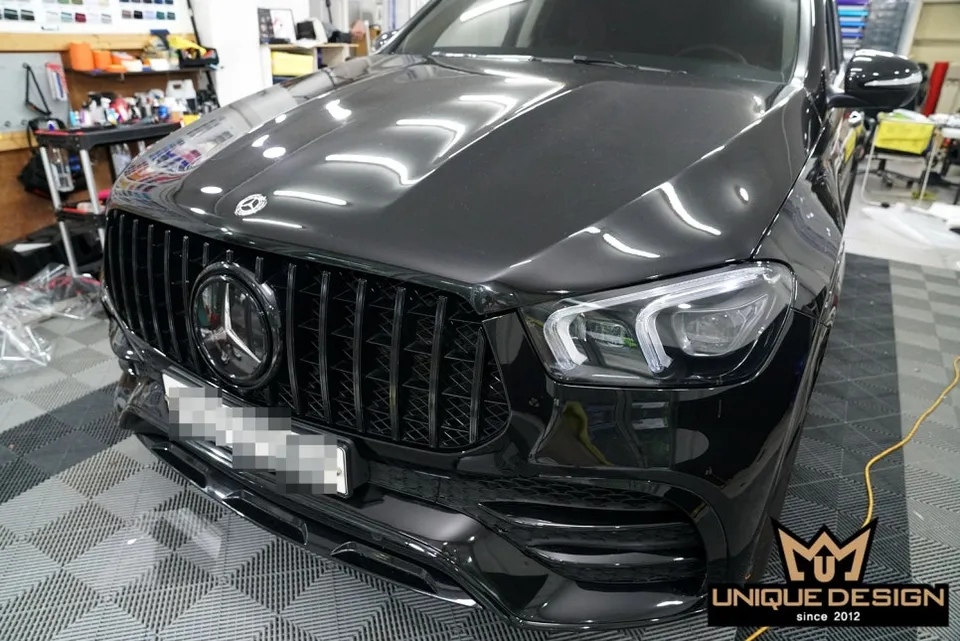 Mercedes-Benz GLEのガラスコーティング事例｜費用目安・仕上がり 施工写真 1-2