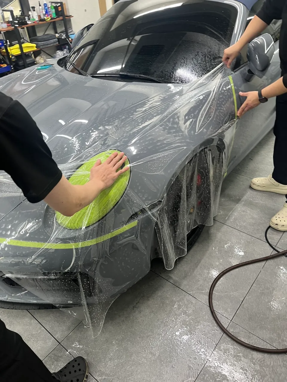 Porsche 911 PPF施工事例｜費用目安と仕上がり 施工写真 3-3