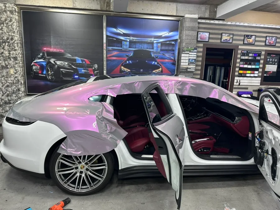 ポルシェ パナメーラ カーラッピング事例|費用目安・仕上がり 施工写真 1-3