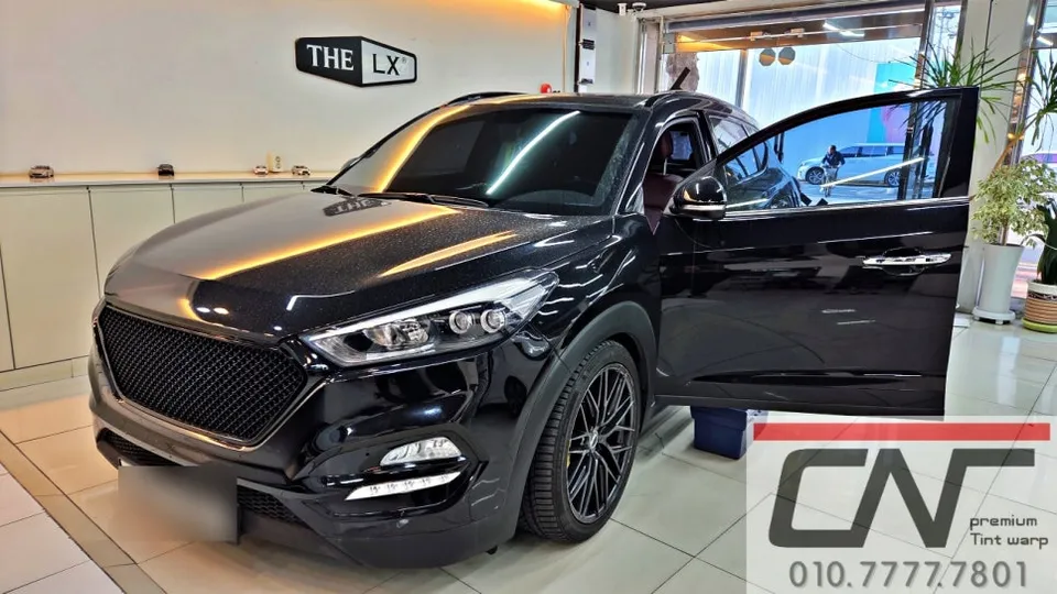 Kia Tucson TL dash cam installation result