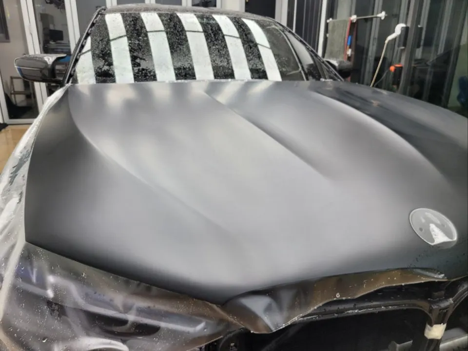 BMW M5のPPF施工事例｜無光フィルムで高級感アップ 施工写真 6