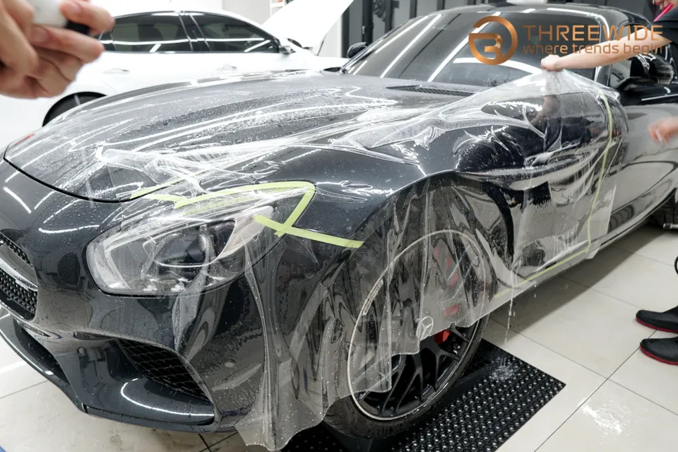 Mercedes-Benz AMG GT PPF施工事例|費用目安・仕上がり 施工写真 1-1