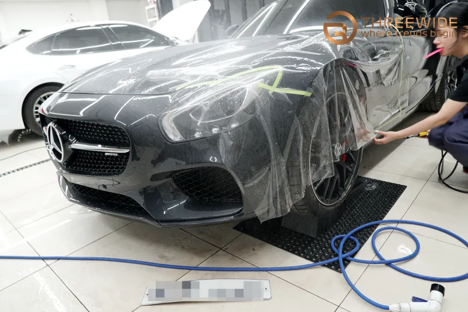 Mercedes-Benz AMG GT PPF施工事例|費用目安・仕上がり 施工写真 3-1
