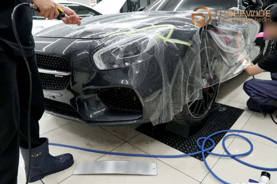Mercedes-Benz AMG GT PPF施工事例|費用目安・仕上がり 施工写真 1-2