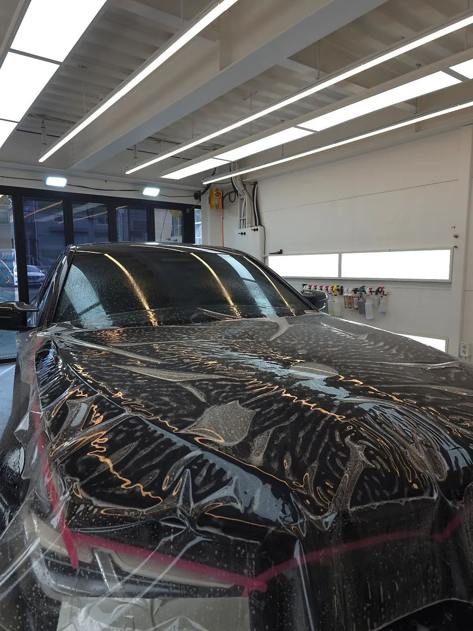 BMW 5 SeriesのPPF施工事例 施工写真 1-2