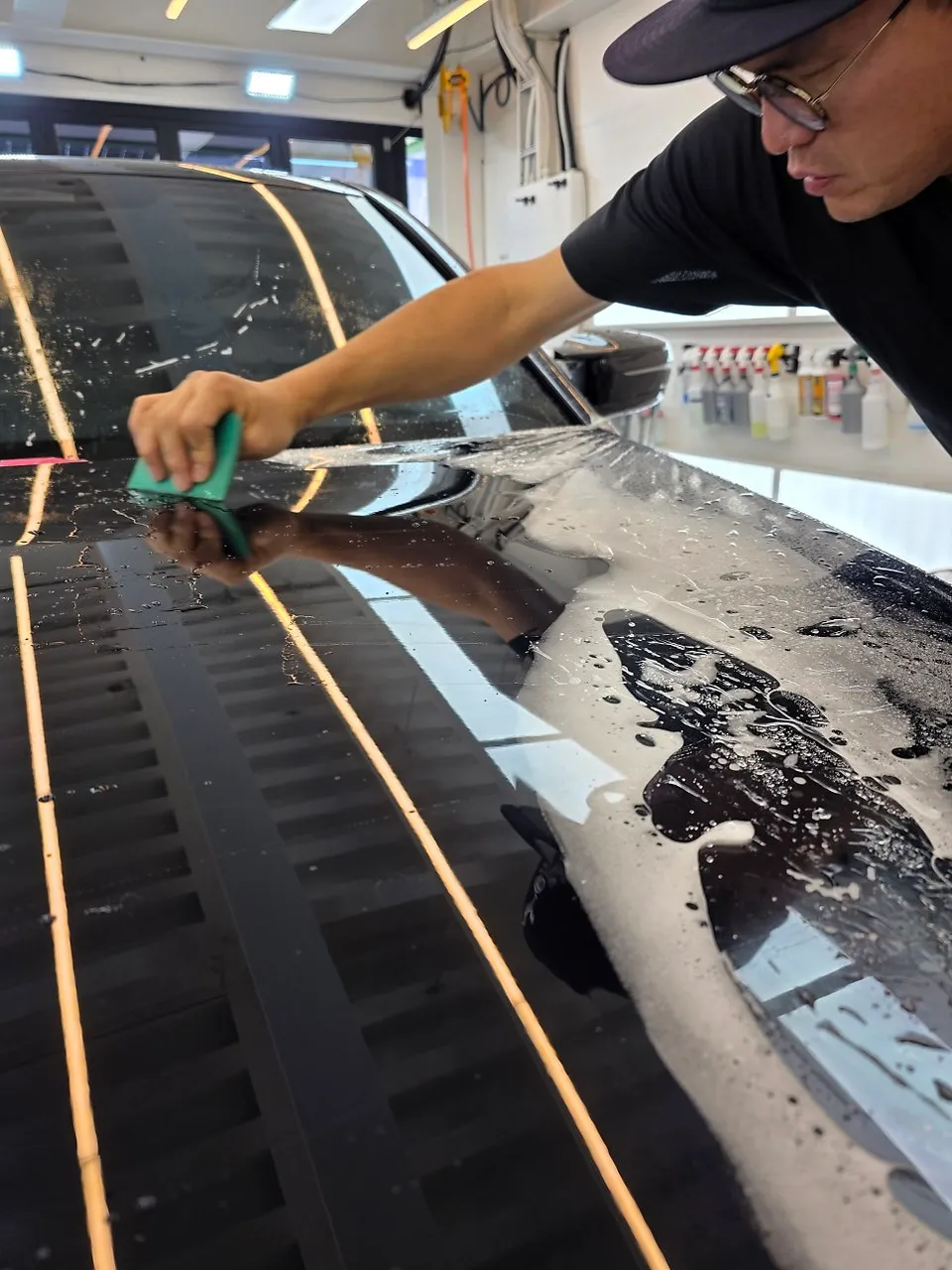 BMW 5 SeriesのPPF施工事例 施工写真 3-2