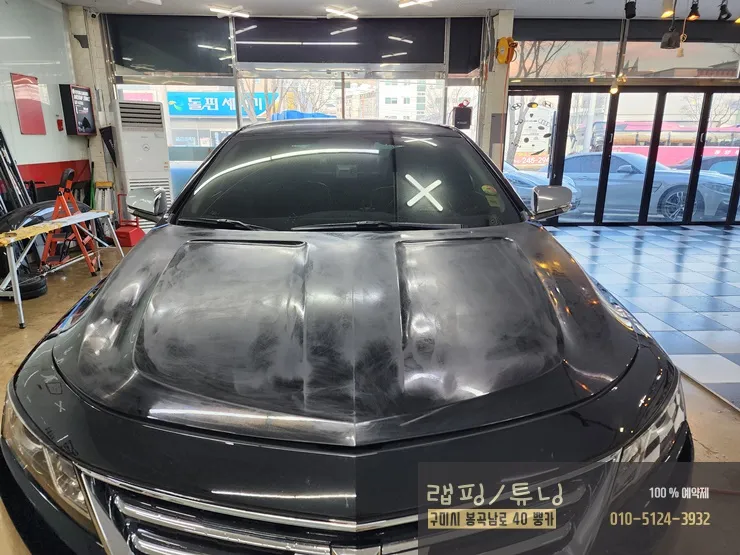 Chevrolet Impalaのカーラッピング事例|費用目安・仕上がり 施工写真 3-3