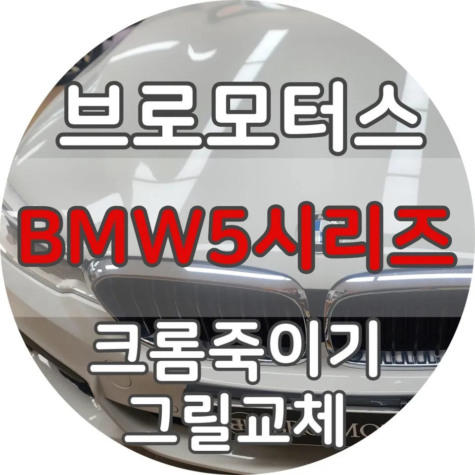 BMW 5 Series body kit installation result