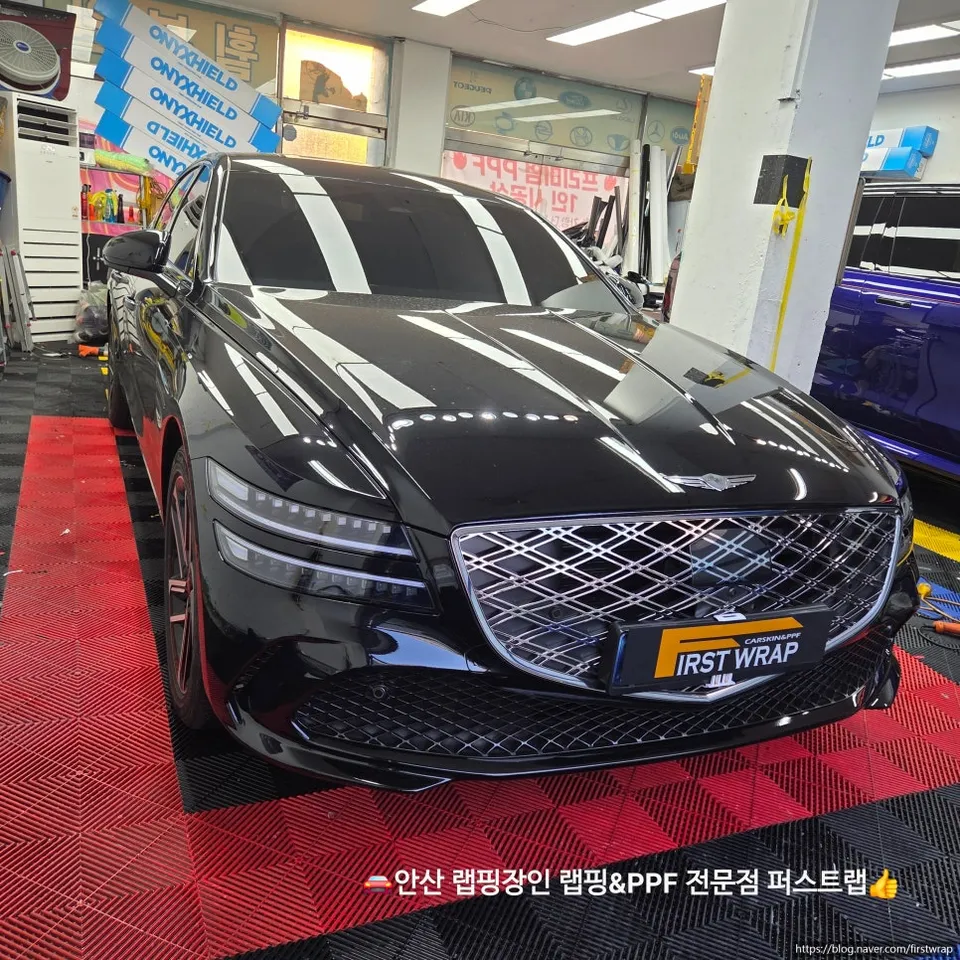 Genesis G80のPPF施工事例|費用目安と仕上がり 施工写真 2-1