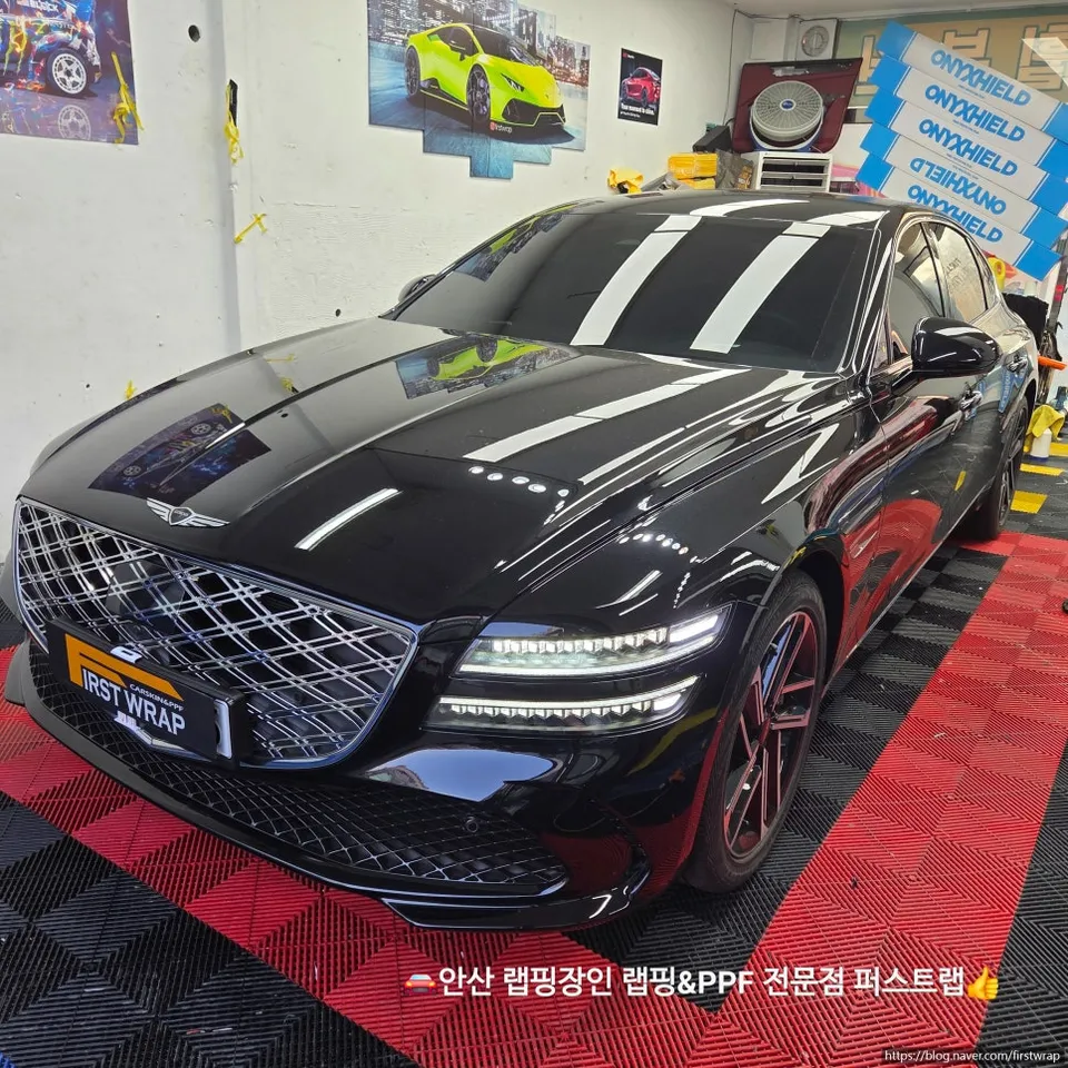 Genesis G80のPPF施工事例|費用目安と仕上がり 施工写真 3-1