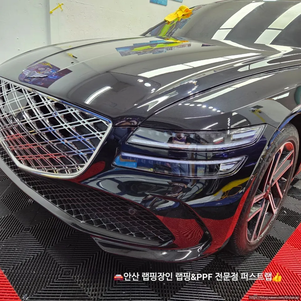 Genesis G80のPPF施工事例|費用目安と仕上がり 施工写真 2-2