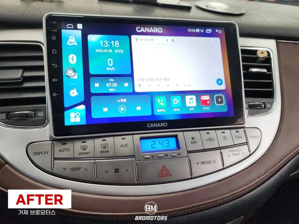 Genesis BHのAndroid Auto・CarPlay取付事例 写真
