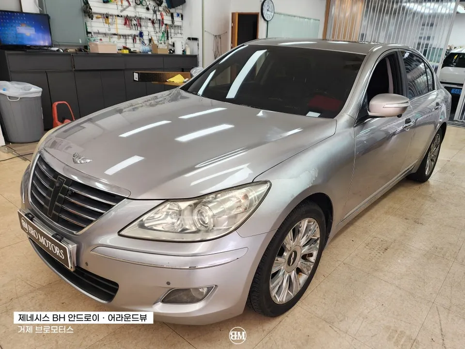 Genesis BHのAndroid Auto・CarPlay取付事例 施工写真 2-2