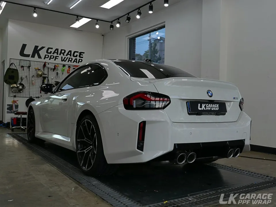 BMW M2 vinyl wrap - BMW M2 Vinyl Wrap Review: Avery Carmine Red Finish photo 2