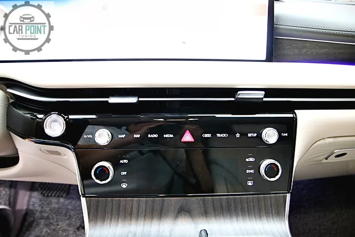 Genesis G80の室内PPF施工事例|傷・指紋対策 施工写真 3-1