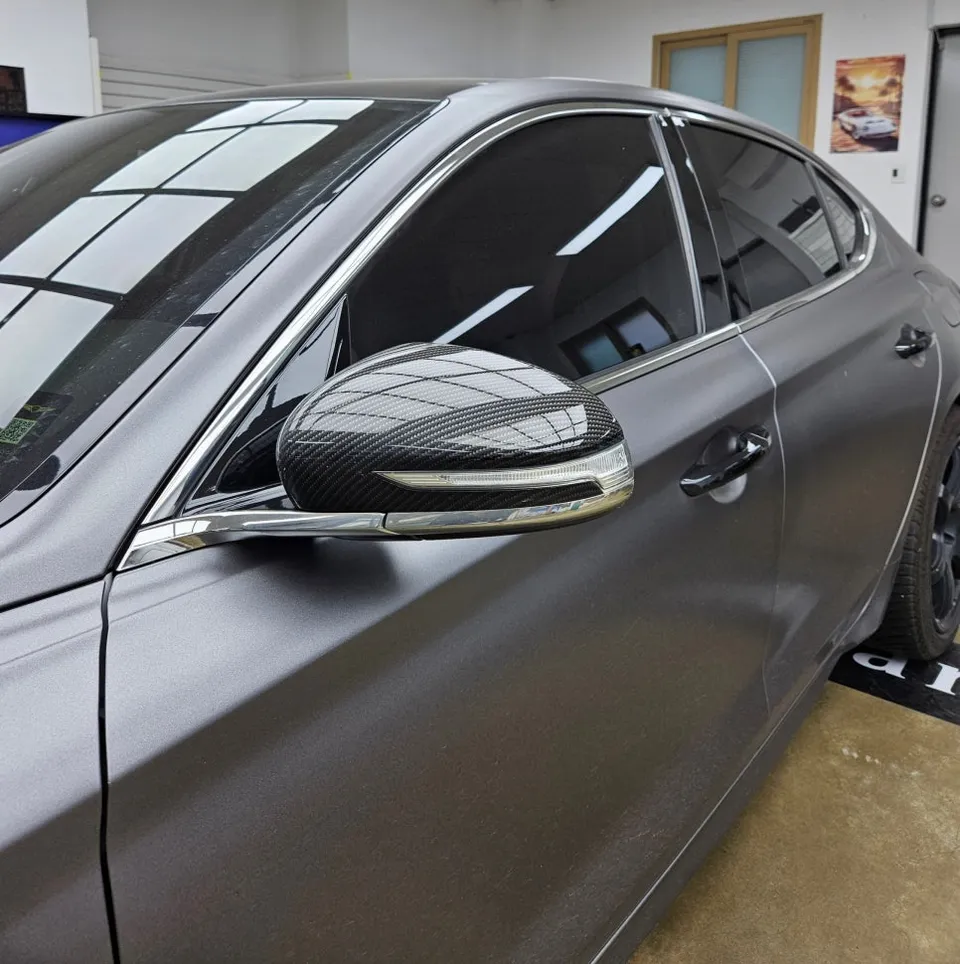 Genesis G70 vinyl wrap - Genesis G70 Chrome Delete Vinyl Wrap Review photo 4