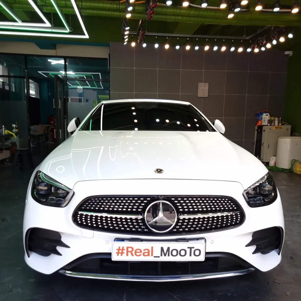 Mercedes-Benz E-Class Cabriolet ceramic coating installation result