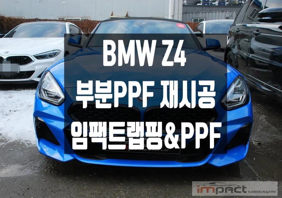 BMW Z4 ppf installation result