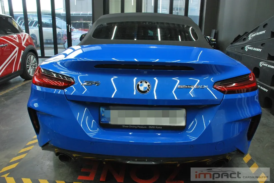 BMW Z4 ppf - BMW Z4 PPF Review: Headlight & Mirror Protection Cost photo 3