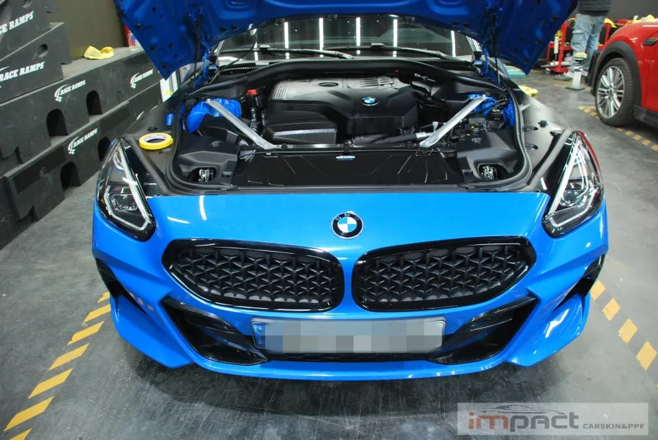 BMW Z4 ppf - BMW Z4 PPF Review: Headlight & Mirror Protection Cost photo 4