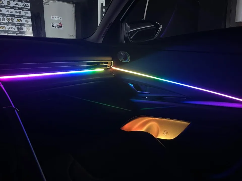 Hyundai Elantra CN7 ambient lighting - Hyundai Elantra CN7 Ambient Lighting Review: Cost & Results photo 7