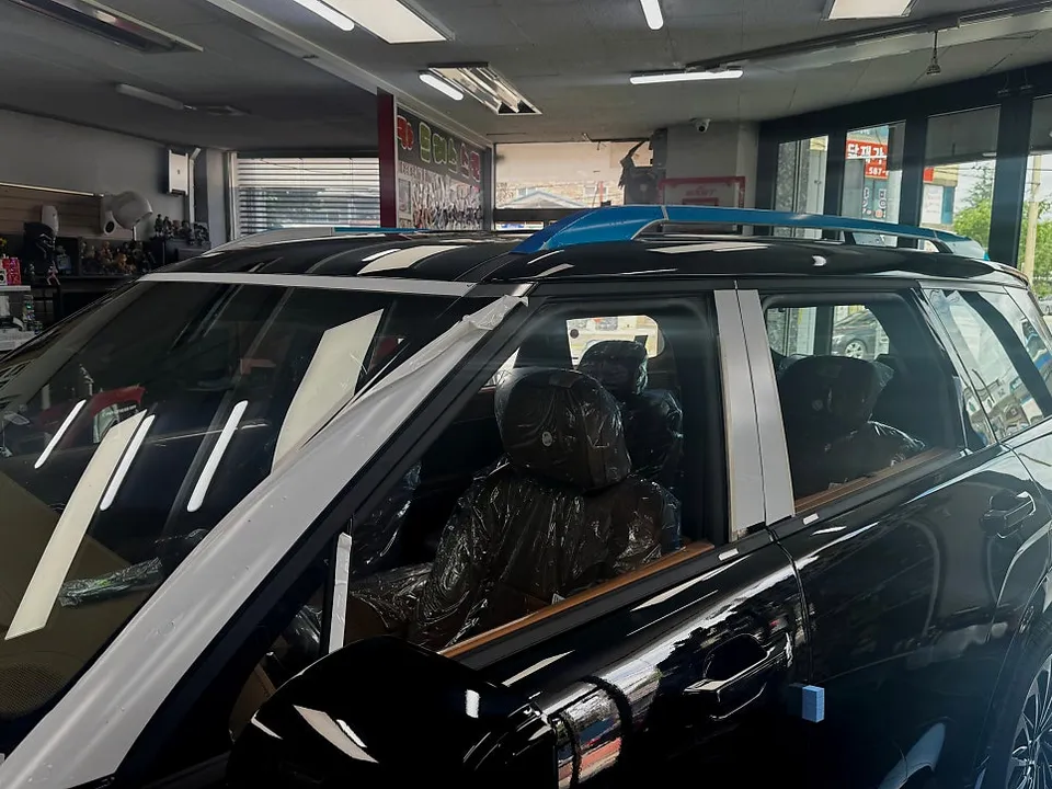 Hyundai Palisade LX3のカーラッピング事例|クローム処理 施工写真 1-2