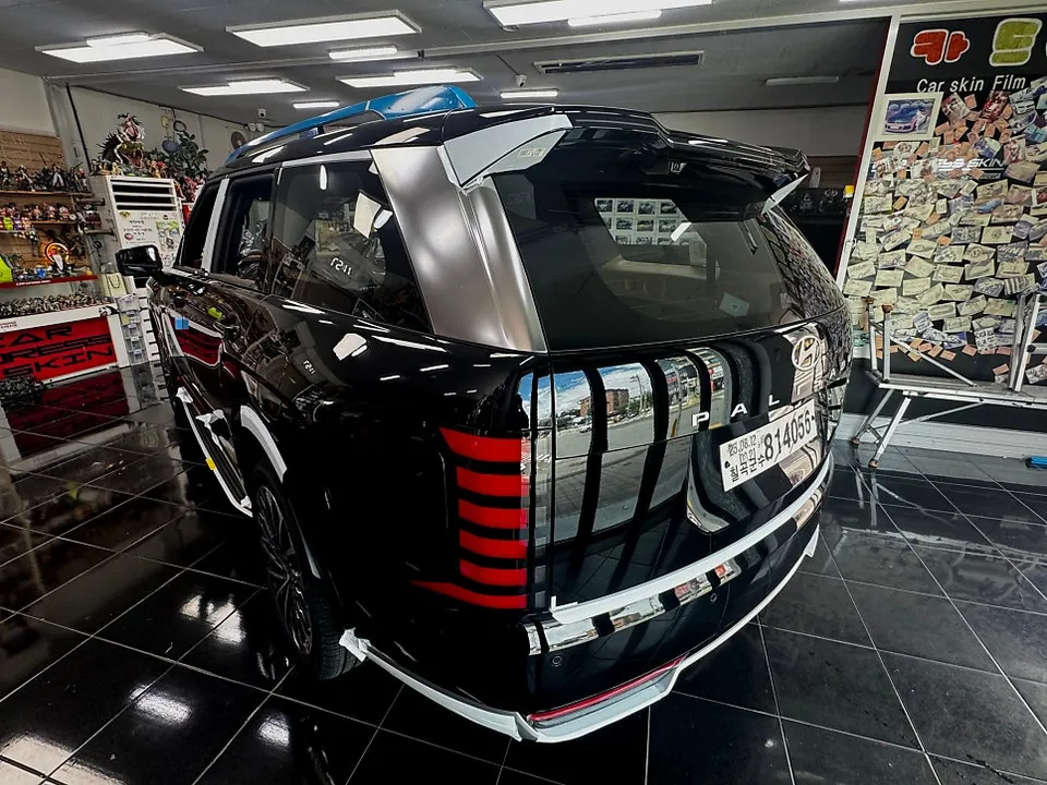 Hyundai Palisade LX3のカーラッピング事例|クローム処理 施工写真 1-3