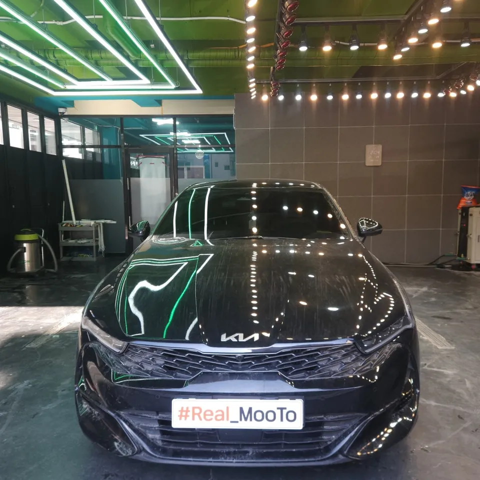 Kia K5 paint correction installation result