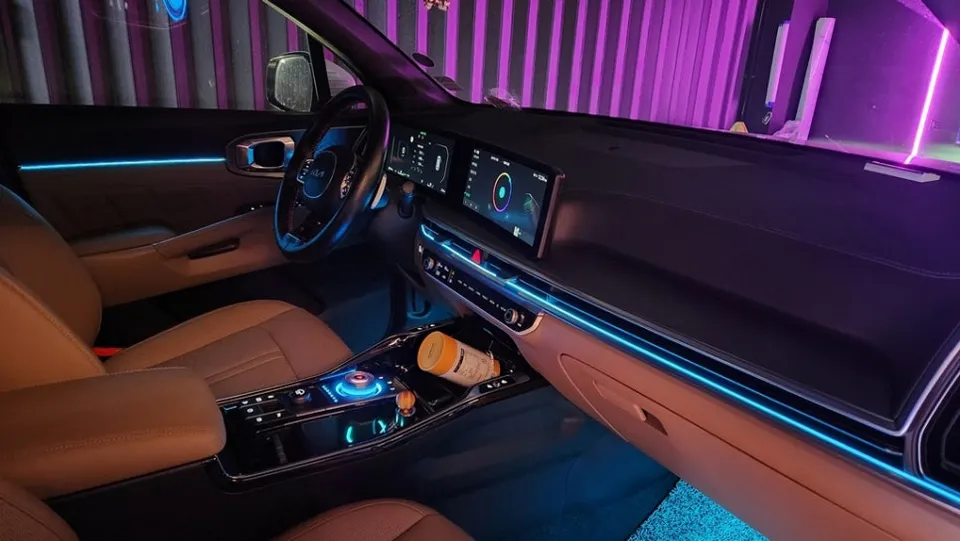 Kia Sorento MQ4 ambient lighting - Kia Sorento Ambient Lighting Upgrade Review photo 4