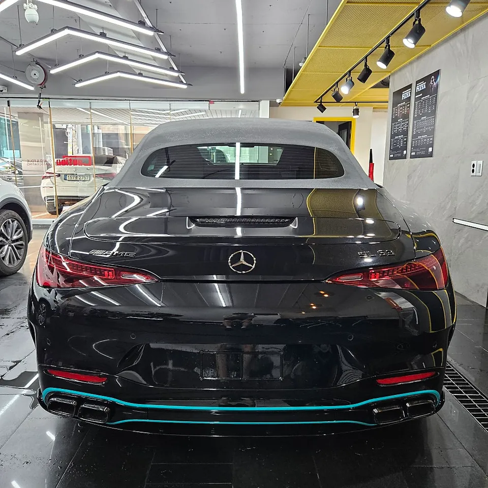 メルセデス・ベンツ SL63 AMG PPF施工事例｜限定カラー保護 施工写真 2-1