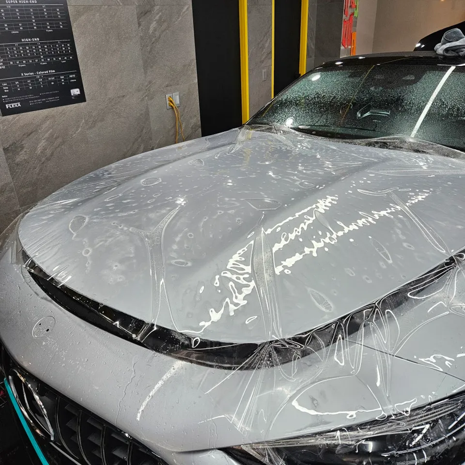 メルセデス・ベンツ SL63 AMG PPF施工事例｜限定カラー保護 施工写真 2-2