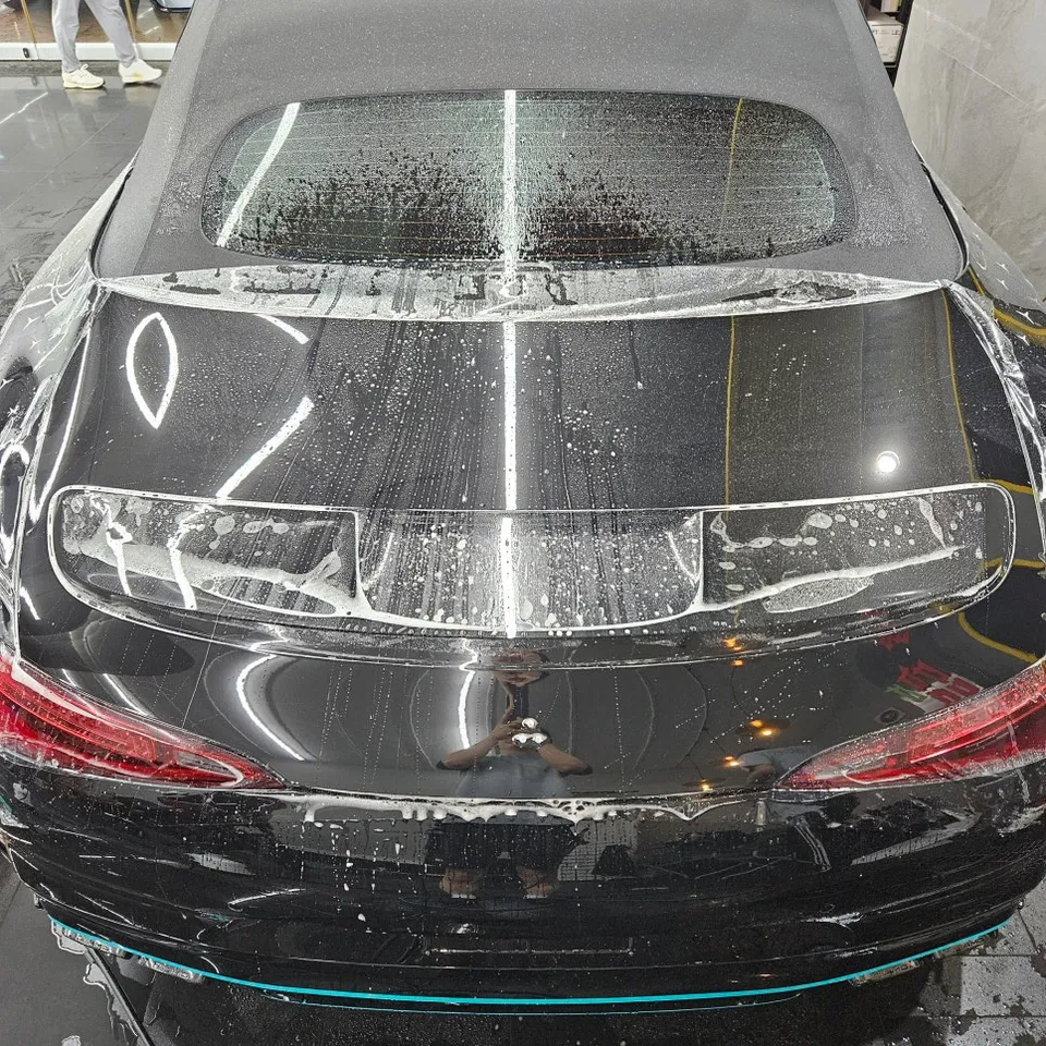 メルセデス・ベンツ SL63 AMG PPF施工事例｜限定カラー保護 施工写真 3-3