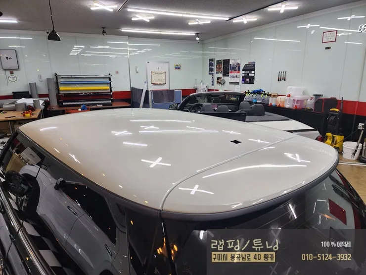 MINI MINI Cooperのカーラッピング事例|費用目安・仕上がり 施工写真 4-1