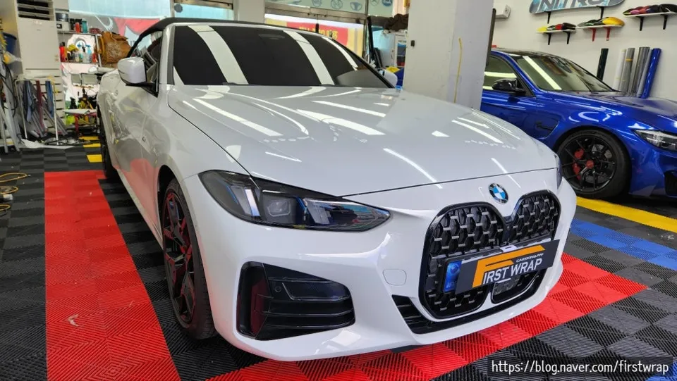 BMW 4シリーズ カブリオレ PPF施工事例｜無光フィルムの魅力 施工写真 2-1