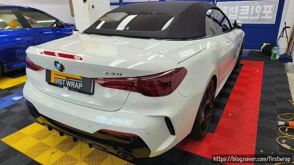 BMW 4シリーズ カブリオレ PPF施工事例｜無光フィルムの魅力 施工写真 2-2