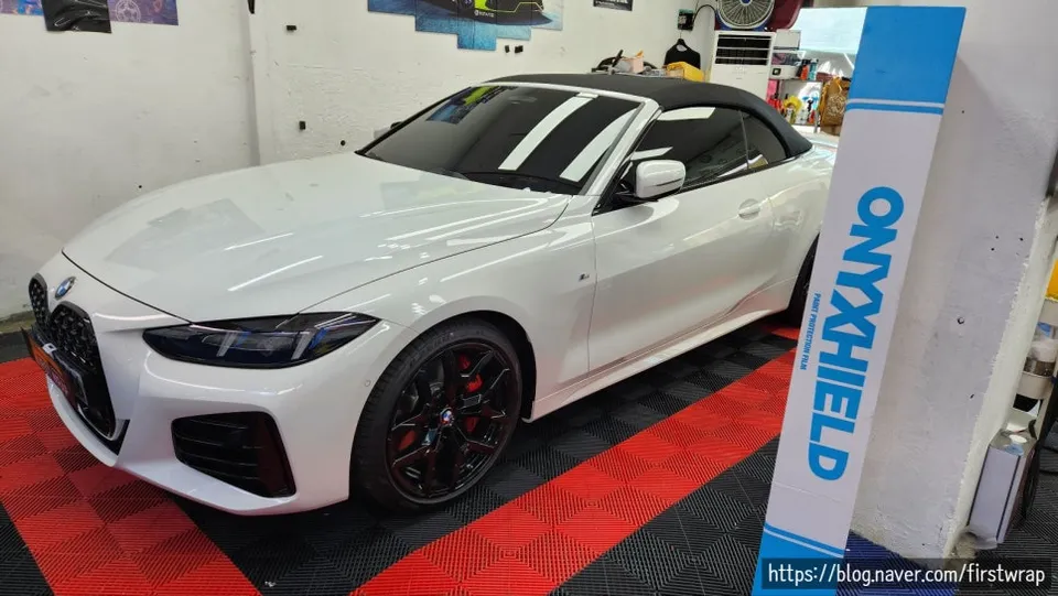 BMW 4シリーズ カブリオレ PPF施工事例｜無光フィルムの魅力 施工写真 3-2