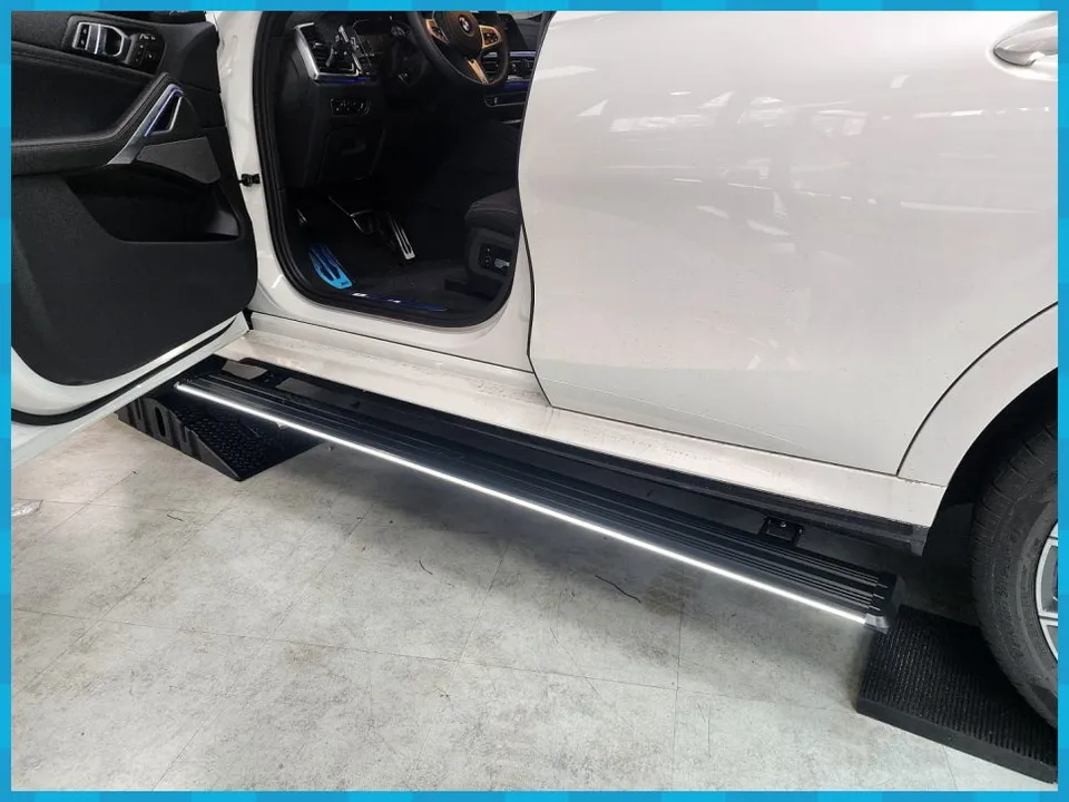 BMW X6 body kit - BMW X6 Electric Side Steps Installation Review photo 7
